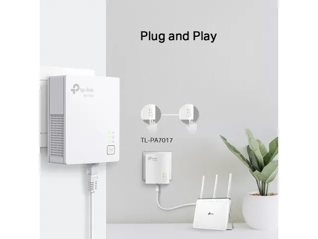 TP-Link Gigabit Powerline Adapter TL-PA7017 Kit