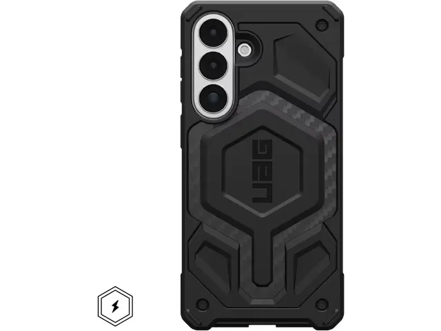 Monarch Pro Samsung Galaxy S26 Plus Hoesje MagSafe Back Cover Carbon F