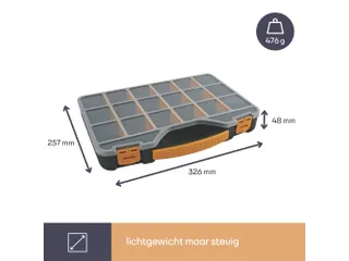 Assortimentsdoos 326x257x48mm 4 Liter - 7