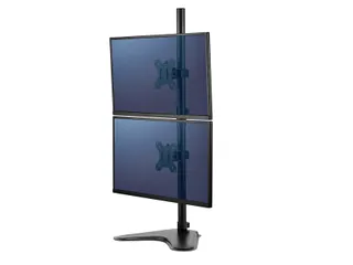 Monitorarm Fellowes Seasa dubbel verticaal vrijstaand zwart - 1