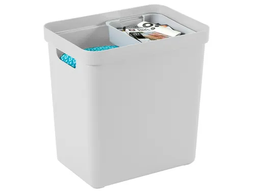 Sigma Home opbergbox 25L wit - 35x24,6x36,3cm