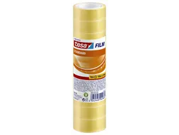Plakband Tesa film standaard 15mmx10m krimp 10 rollen