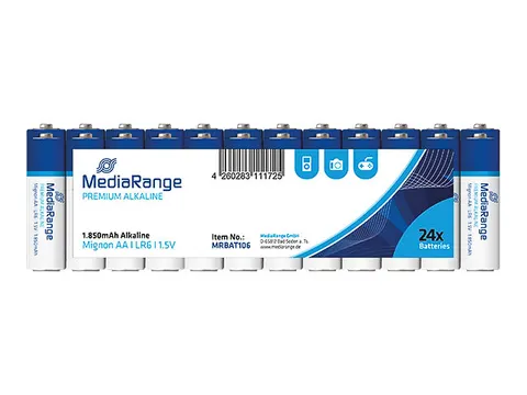 Mediarange Mignon Batterijen 24 Pack Lr06 Alkaline Aa 1,5V
