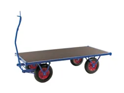 handtrekwagen,draagverm. 1500kg,laadvl. LxB 3000x1000mm,Multiplexplaat
