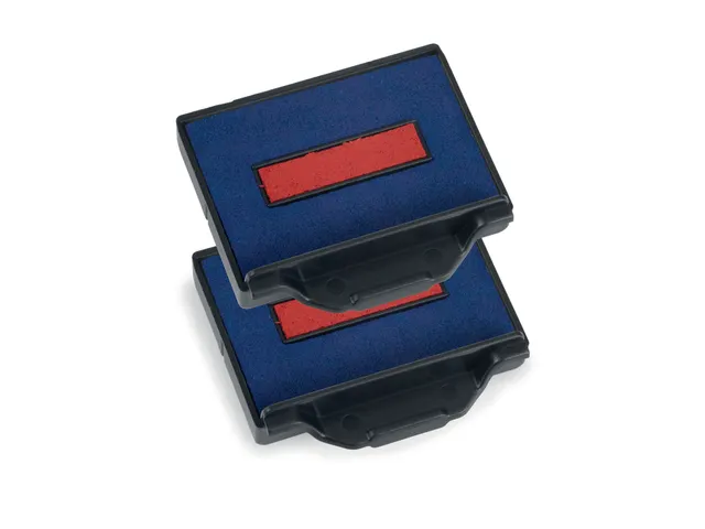 Stempelkussen Trodat Professional 6/50/2 2 stuks blauw en rood