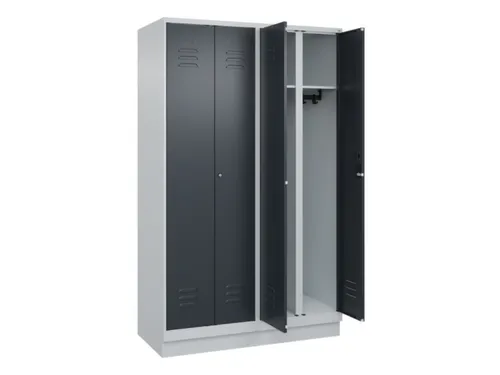 locker voor scheiding van kleding,HxBxD 1950x1200x500mm,4vak