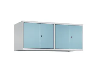 opzetkast,v. locker voor scheiding van kleding,4vak.,vak B 300mm - 2