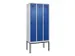 locker voor scheiding van kleding,HxBxD 2120x900x500mm,3vak