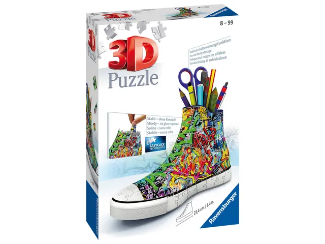 3D puzzel Ravensburger Sneaker Graffiti Style 108 stukjes