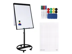 BRASQ Flipover Mobiel Deluxe 70x100cm Magnetisch Zwart met accessoires