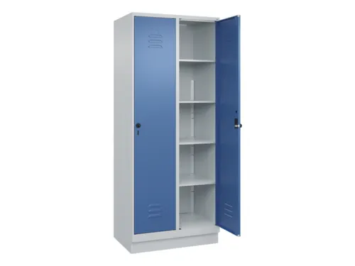 wasgoedverdeelkast,HxBxD 1950x800x500mm,vak B 400mm,draaigrendel