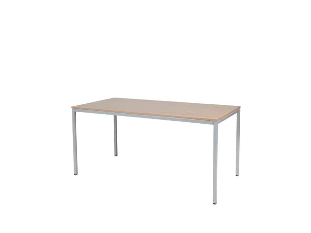 Domino Basic Tafel Vaste Hoogte 1600x800mm Hav/Kers 25mm Alu
