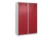 locker voor scheiding van kleding,HxBxD 1850x1200x500mm,4vak