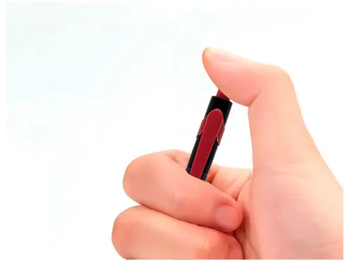 Balpen Lambda Intrekbaar Medium Rood