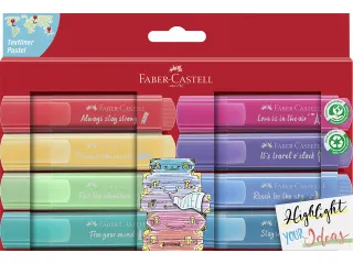 Markeerstift Faber-Castell 46 Pastel set 8 stuks - 1