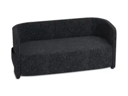 sofa,2-zits,stof donkergrijs,HxBxD 760x1570x760mm,2zijvakken