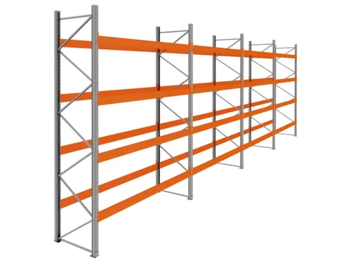 palletstelling,basis+3xaanbouw,HxBxD 4620x14900x1100mm,vakl. 3400kg