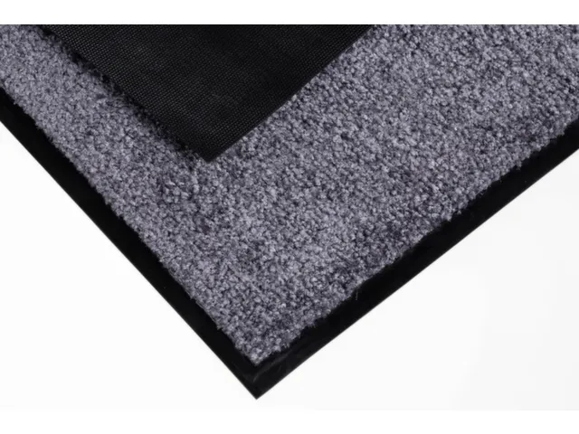 Schoonloopmat Binnen 60x90 Cm Wasbaar Donkerblauw