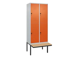 Dubbeldekse dekenkist,HxBxD 2120x800x815mm,2x2vak.,vak B 400mm - 1