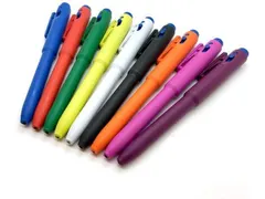 BST J800 Detecteerbare drukpen Paars Schrijfkleur Blauw 25 Stuks