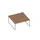 benchtafel,HxBxD 730x1600x1600mm,blad canaletto-hout