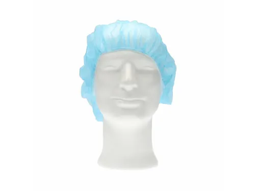 PP non woven haarnet Blauw 58cm bouffant cap maat XL 10x100 Stuks