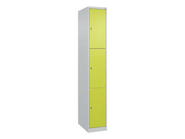lockerkast,HxBxD 1850x300x500mm,1x3vakken,vak B 300mm,cil.-slot