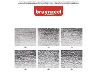 Potlood Bruynzeel Expression set à 6 hardheden - 4