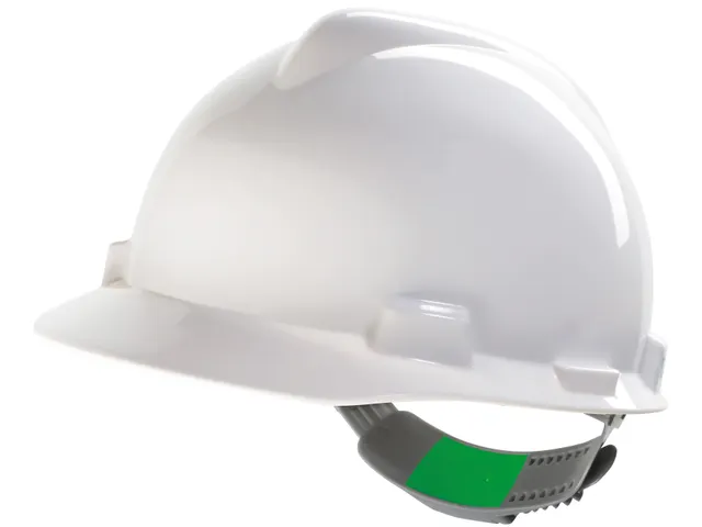 MSA V-Gard veiligheidshelm met Push-Key binnenwerk Wit