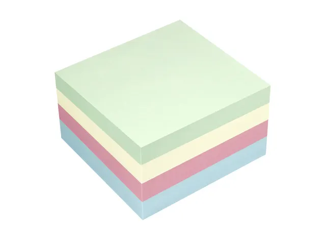 75X75Mm 400 Feuilles Pack Économique 100X Vert Pastel 100X Jaune Past