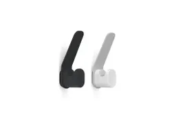 Kapstokhaken DURASTORE aluminium zwart set van 4