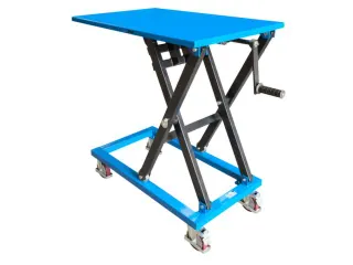 Mobiele heftafel met spindel,draagverm. 350kg,platform LxB 950x600mm - 8