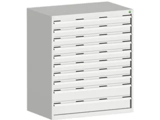 ladekast,HxBxD 1200x1050x650mm,10lade(n),lade voor normale belastingen - 1