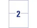 Bedrukbaar antimicrobiëel etiket Zweckform 210x148mm, transp. 20 etik