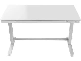 Zit-Sta Werkplek 120cm Kunststof Wit Blad Elektrisch Verstelbaar - 2