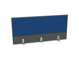 opzetpaneel bureau aanbouw achter MS-donkergrijs BN6016-blauw 1200mm