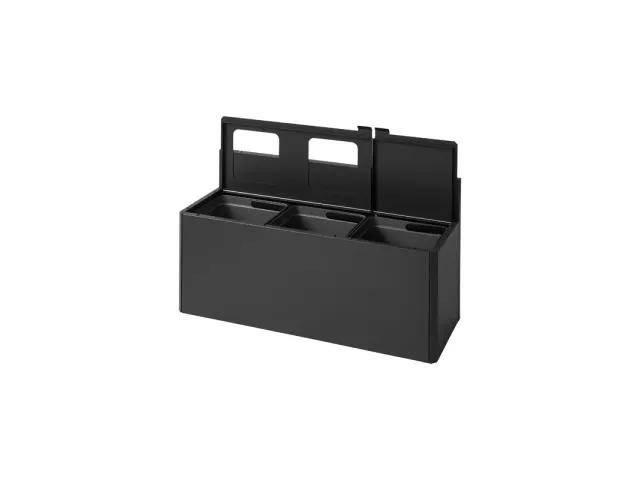 Bica Basic 912 Wandafvalscheidingsunit 3x15 liter Antraciet