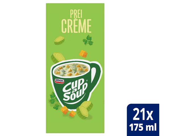 Cup-A-Soup Prei Creme | SoepOpHetWerk.nl