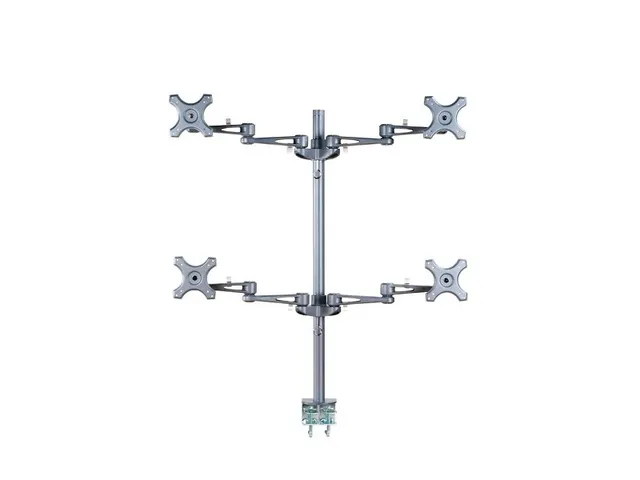 Bureausteun Neomounts Ad 935 d 4 10-27 Inch Zilver 4 Schermen
