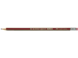 Potlood Faber-Castell Dessin 2001 HB met gum - 3