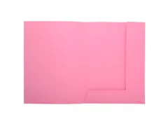 Exacompta Dossiermap A4 Jura 250 Roze 2 Kleppen 50 Stuks