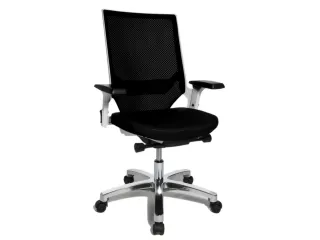 Bureaustoel Zwart Zitting H X B X D 420-550X 480X 460Mm Synchroonmecha - 3