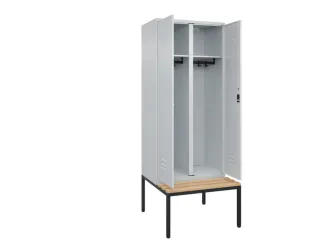 locker voor scheiding van kleding,HxBxD 2120x800x815mm,2vak - 2