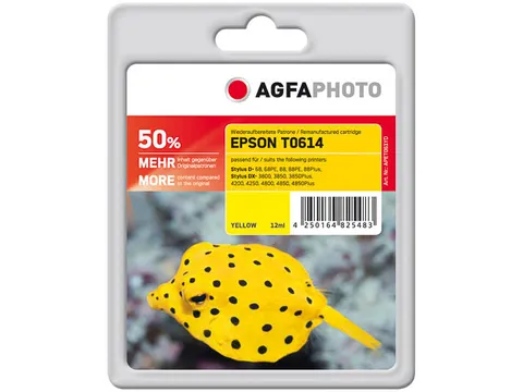 Agfa Photo Epson T0614 DX inkt Geel XXL 12ml
