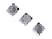 Clip magnétique Westcott 45x38mm 2 pièces Chromé