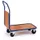 kopwandwagen,draagverm. 400kg,laadvl. LxB 1000x700mm,houtplaat,1wand