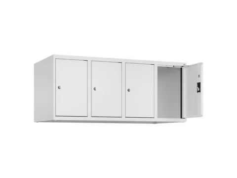 opzetkast,v. locker,4vak.,vak B 300mm,HxBxD 500x1200x500mm