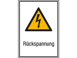 waarschuwings-combibord,v. binnen/buiten,Externe spanning,PVC