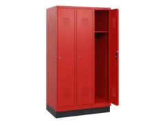 schoollocker,HxBxD 1630x900x500mm,3vak,vak B 300mm,cil.-slot,sokkel