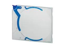 Cd opbergbox Quickflip standaard blauw 5stuks